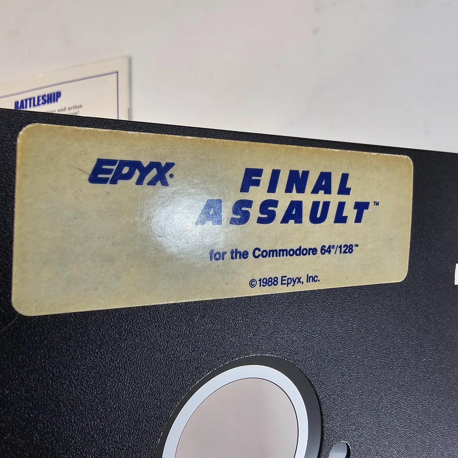 Final Assault (Commodore 64/128, 1988) Authentic Game and Manual