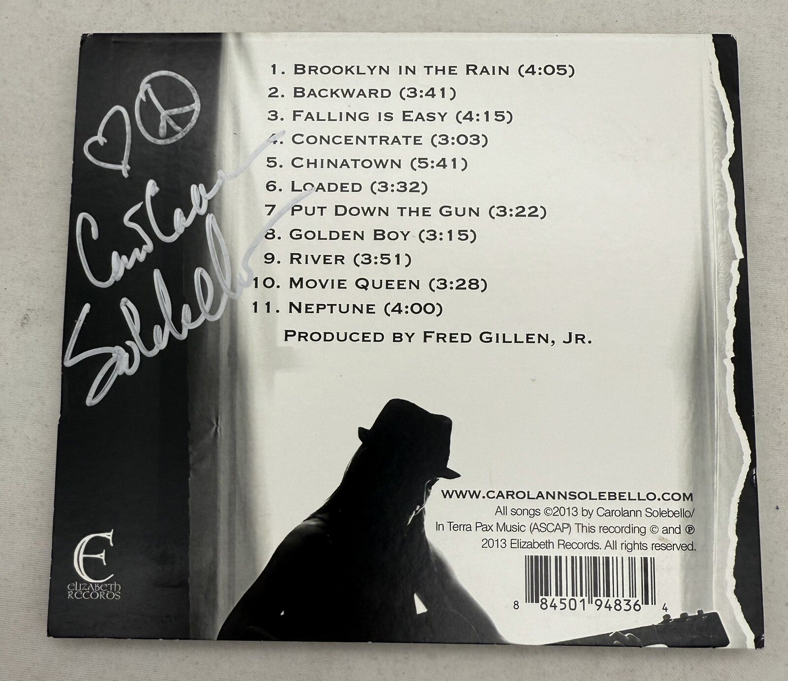 Steel and Salt by Carolann Solebello (CD, 2013) Signed