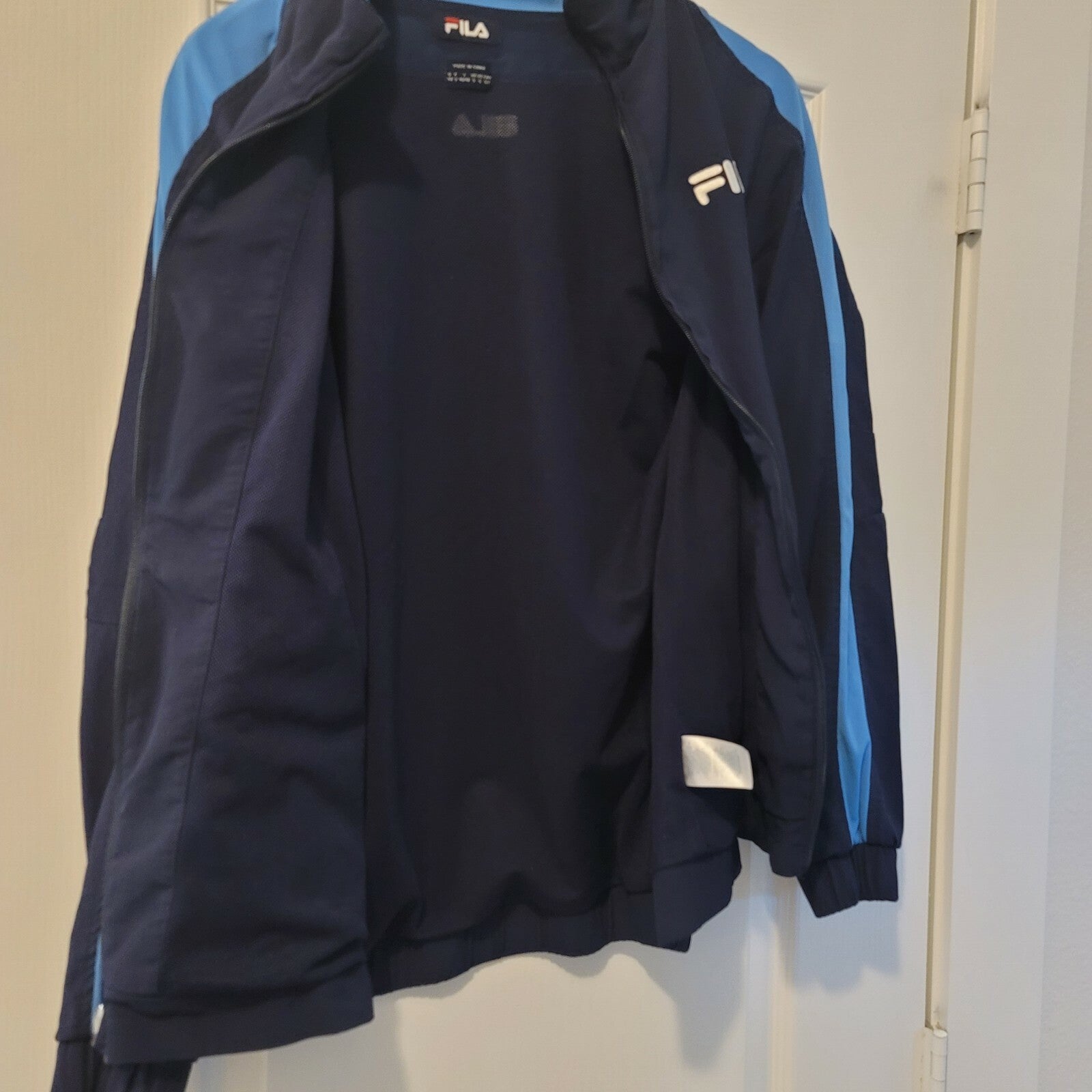 Fila Jacket Vintage Promotional NASDAQ 100 Open Blue 2002 Classic Adult Small 
