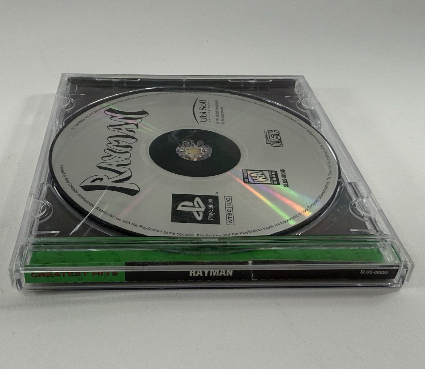 Rayman (Sony PlayStation 1, 1995) Game And Case - No Manual - Tested