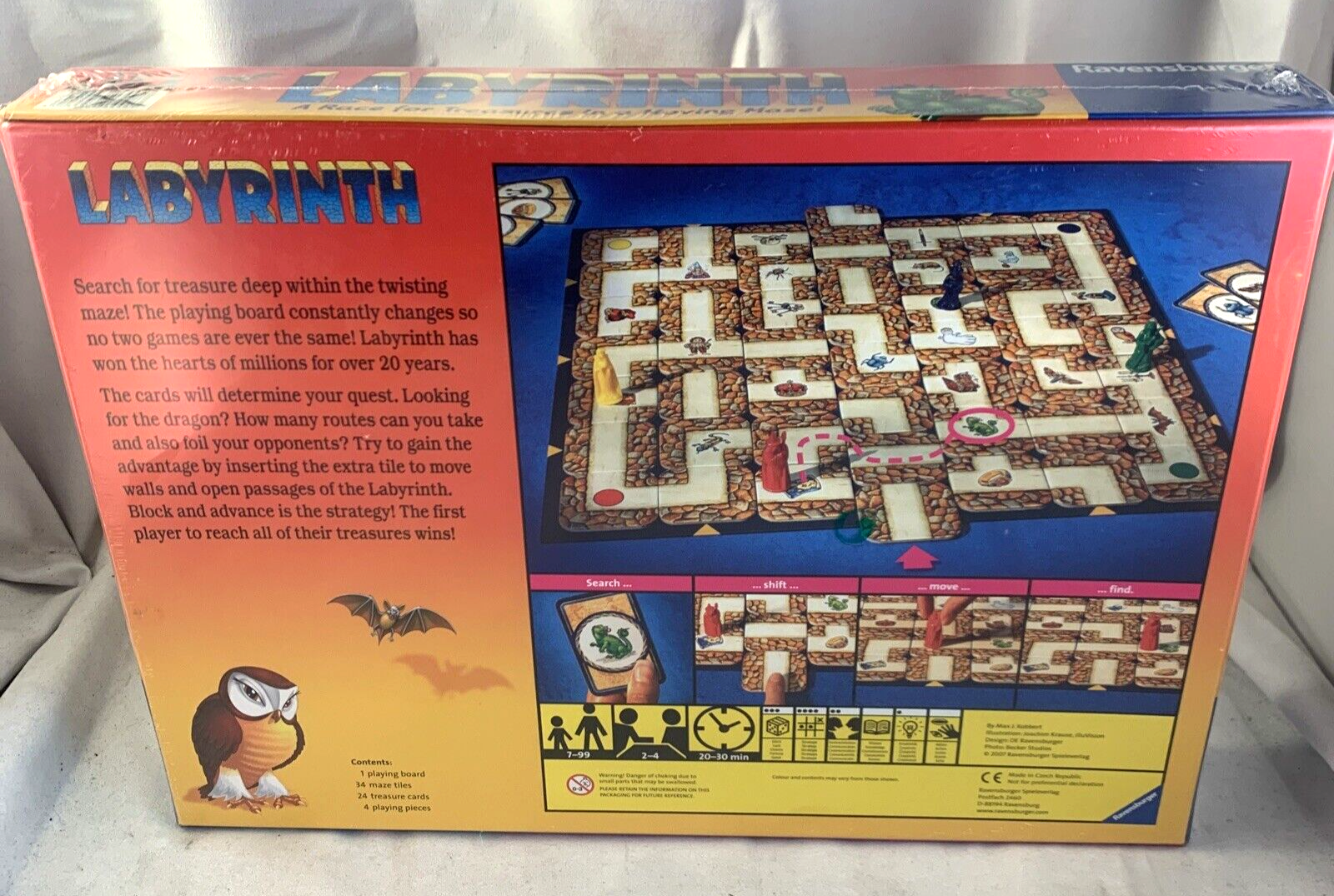 Ravensburger 2007 Labyrinth Board Game - New and Sealed