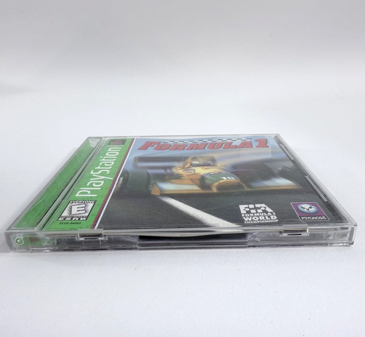 Formula 1 (Sony PlayStation 1, 1996) Game Case Manual Registration - Tested