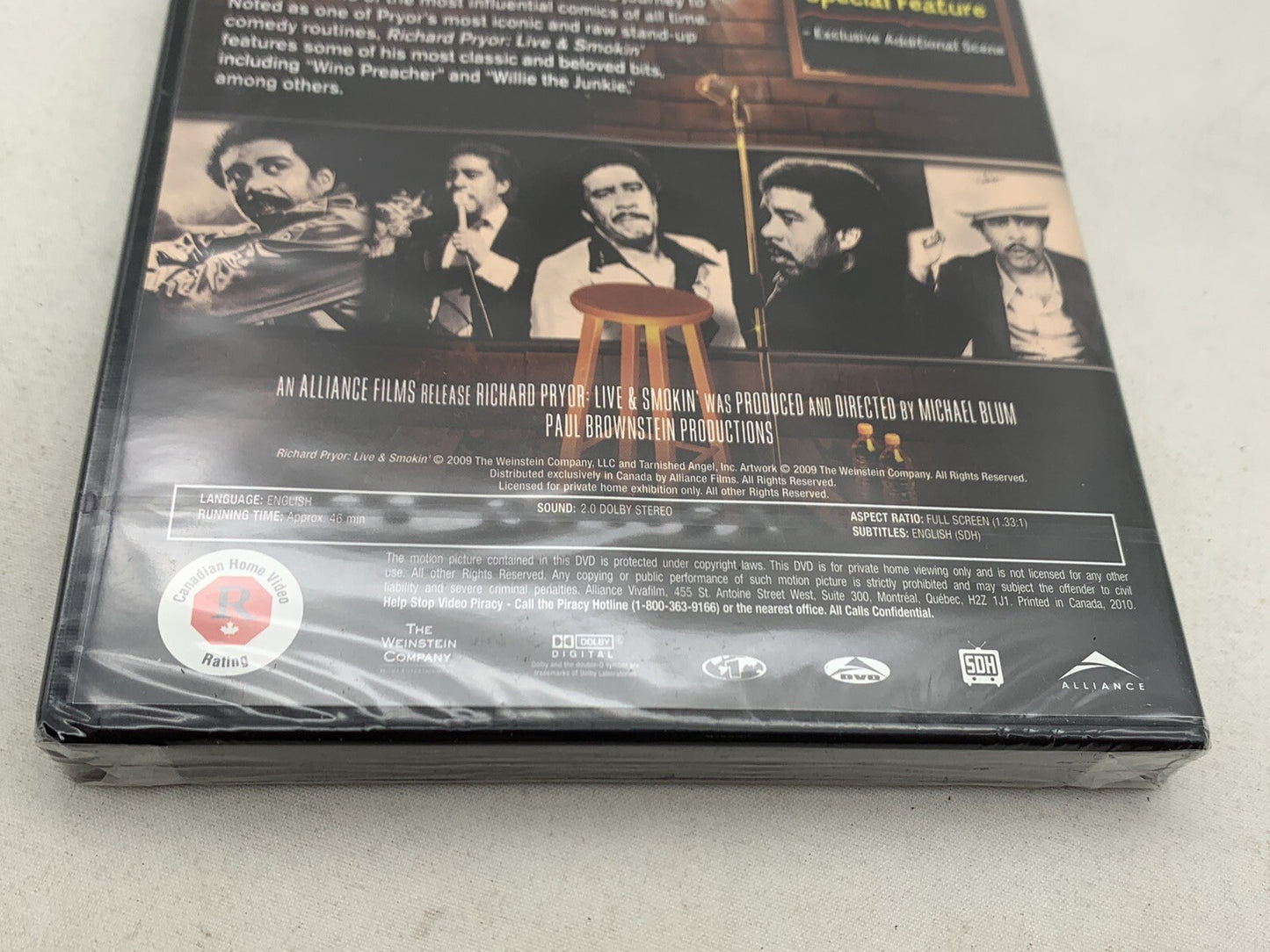 Richard Pryor: Live & Smokin' (DVD, 2009) New, Factory Sealed