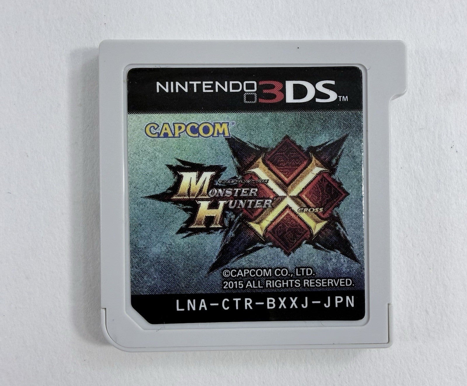 Monster Hunter X: Cross (Nintendo 3DS, 2015) Game Case Manual - Japanese Version