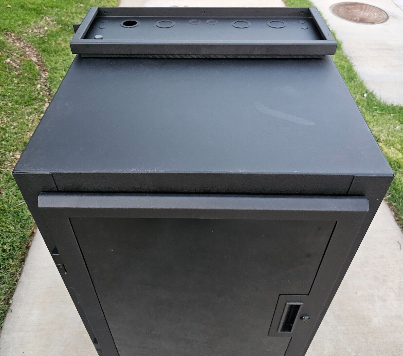 Stage Front Presentation Systems Custom Mounted Audio/Video Cabinet - Read