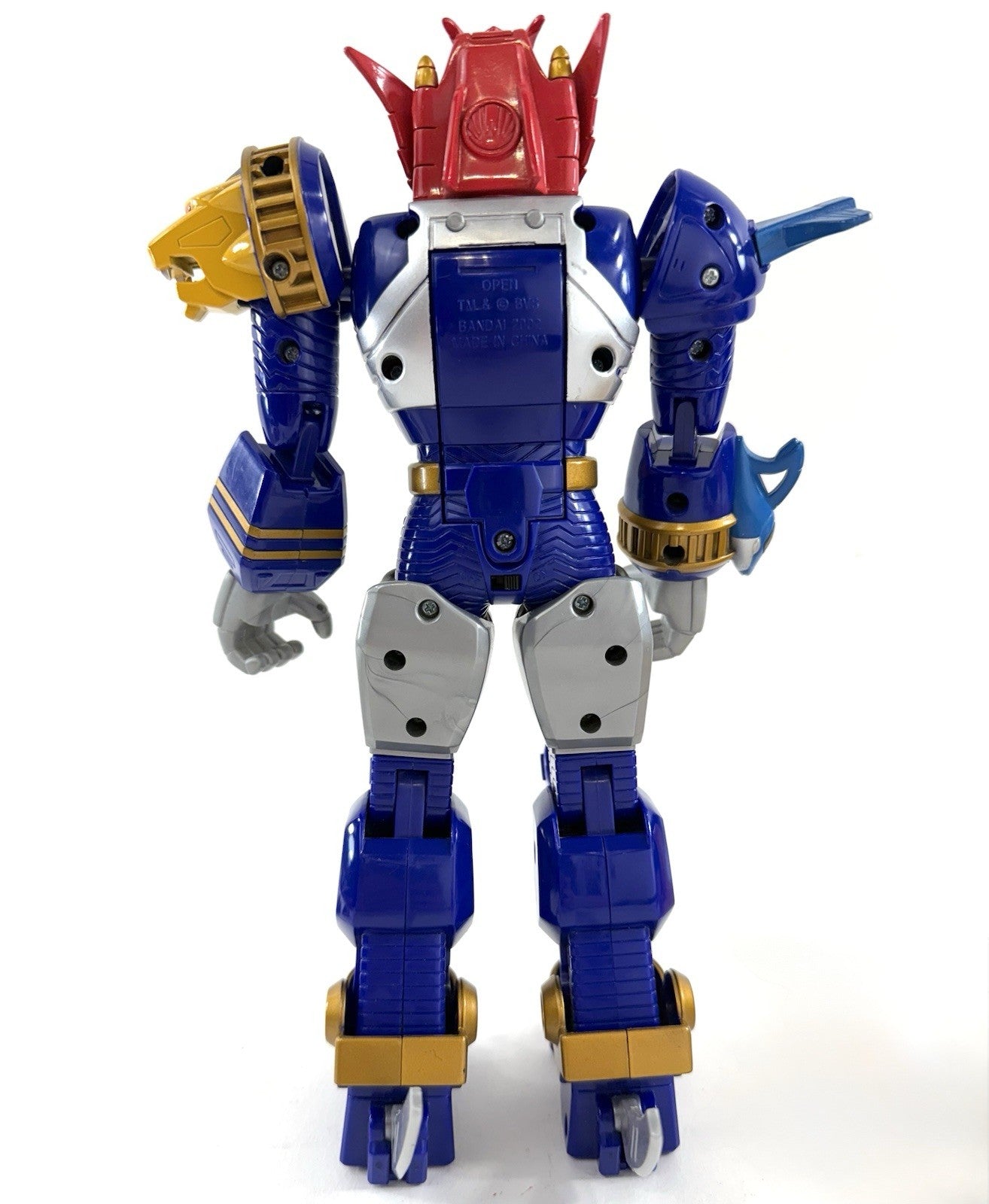 Bandai 2003 Power Rangers Ninja Storm 10" Lightning Megazord with Accessories