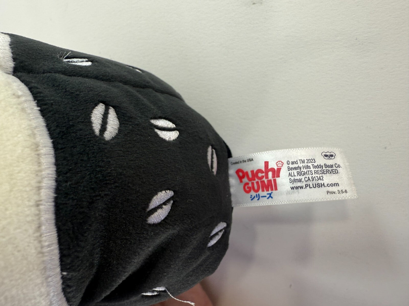 Puchi Gumi 7" Series 1 Midnight Magic Emo Boba Kitty Plush with Tags