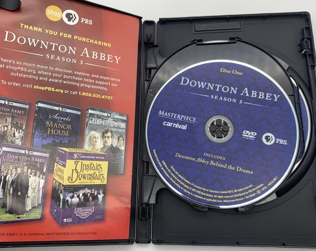 Downton Abbey: Season 1 2 3 4 (DVD Series Sets) Masterpiece Theater Original UK