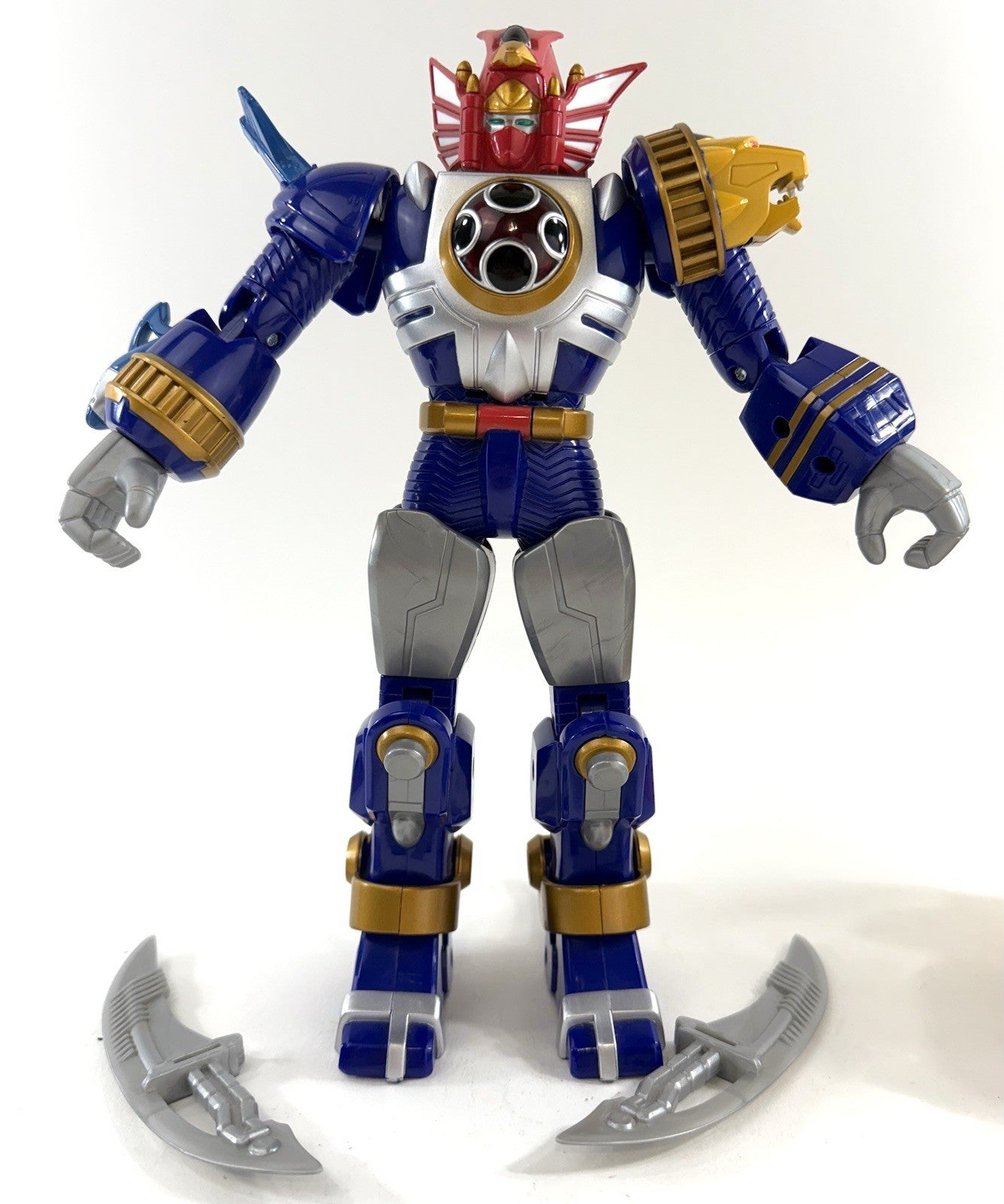 Bandai 2003 Power Rangers Ninja Storm 10" Lightning Megazord with Accessories