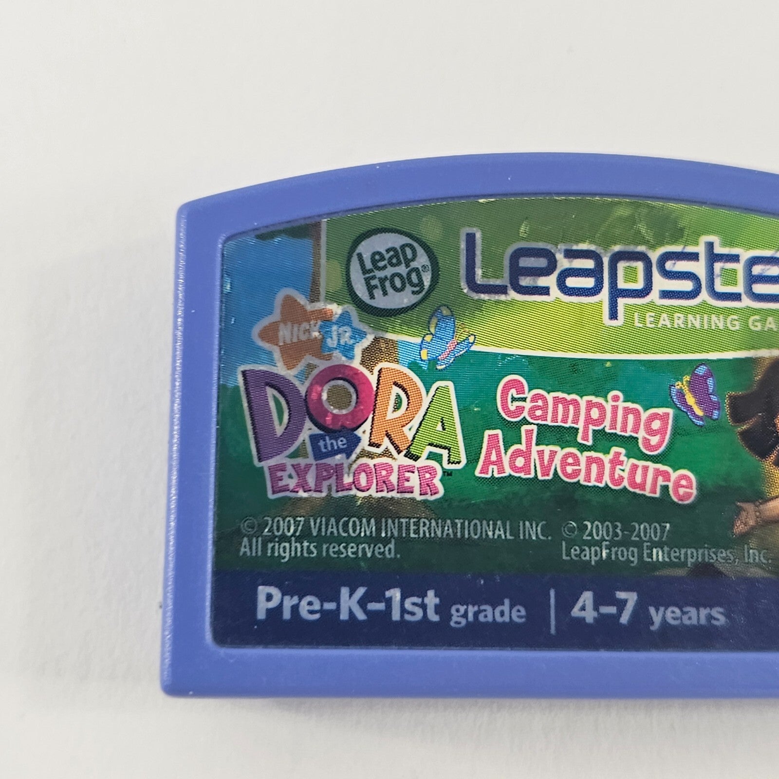Leap Frog Leapster 2007 Dora the Explorer Camping Adventure - Game Case & Manual