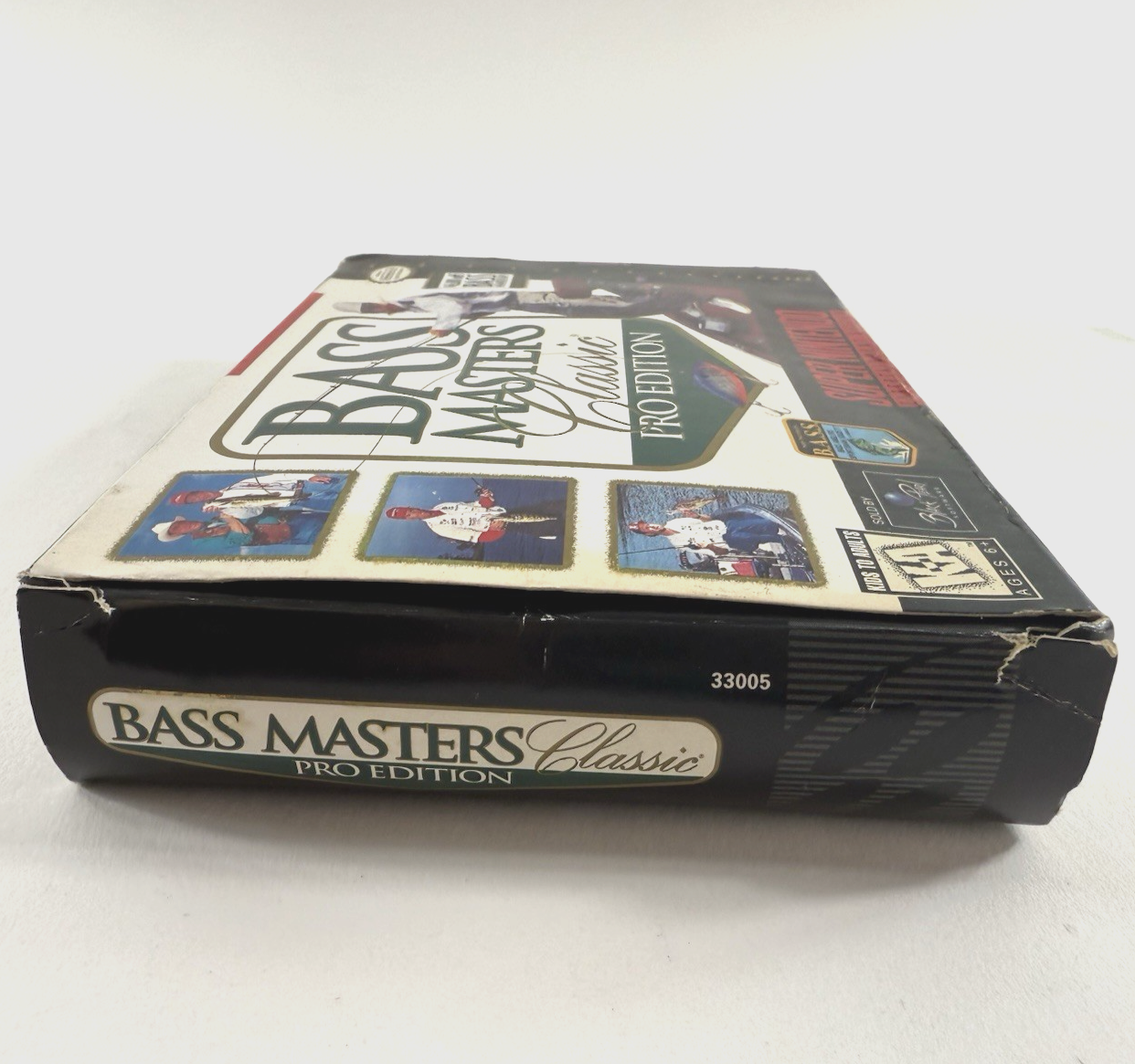 Bass Masters Classic Pro Edition (Super Nintendo, 1996) Game Box Manual Inserts