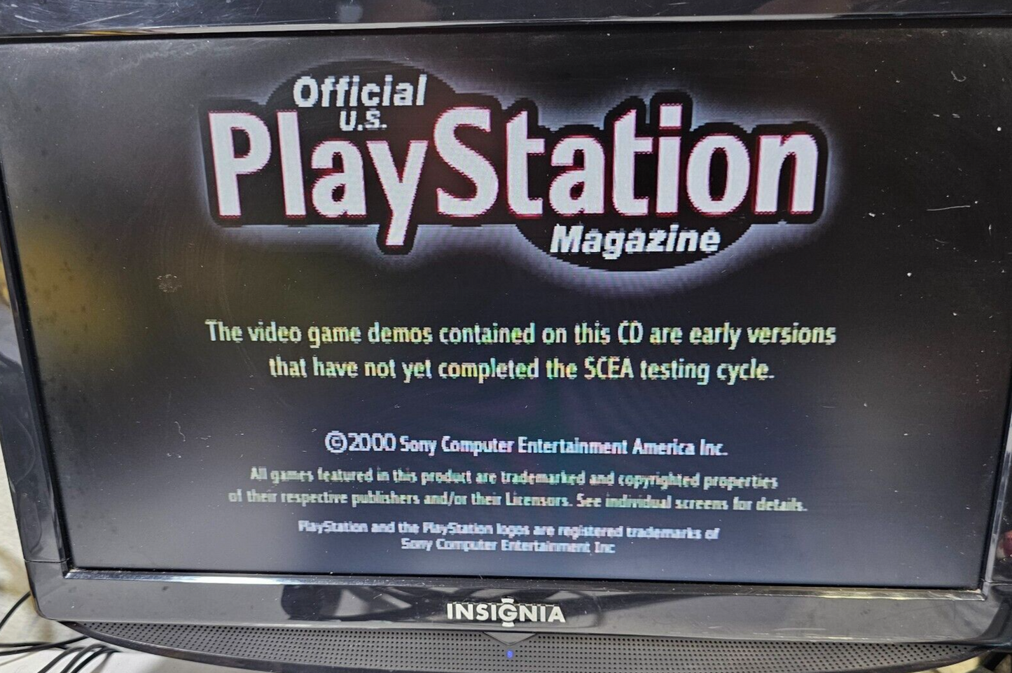 PlayStation Magazine Demo Disc #28 January 2000 - Tested And Working