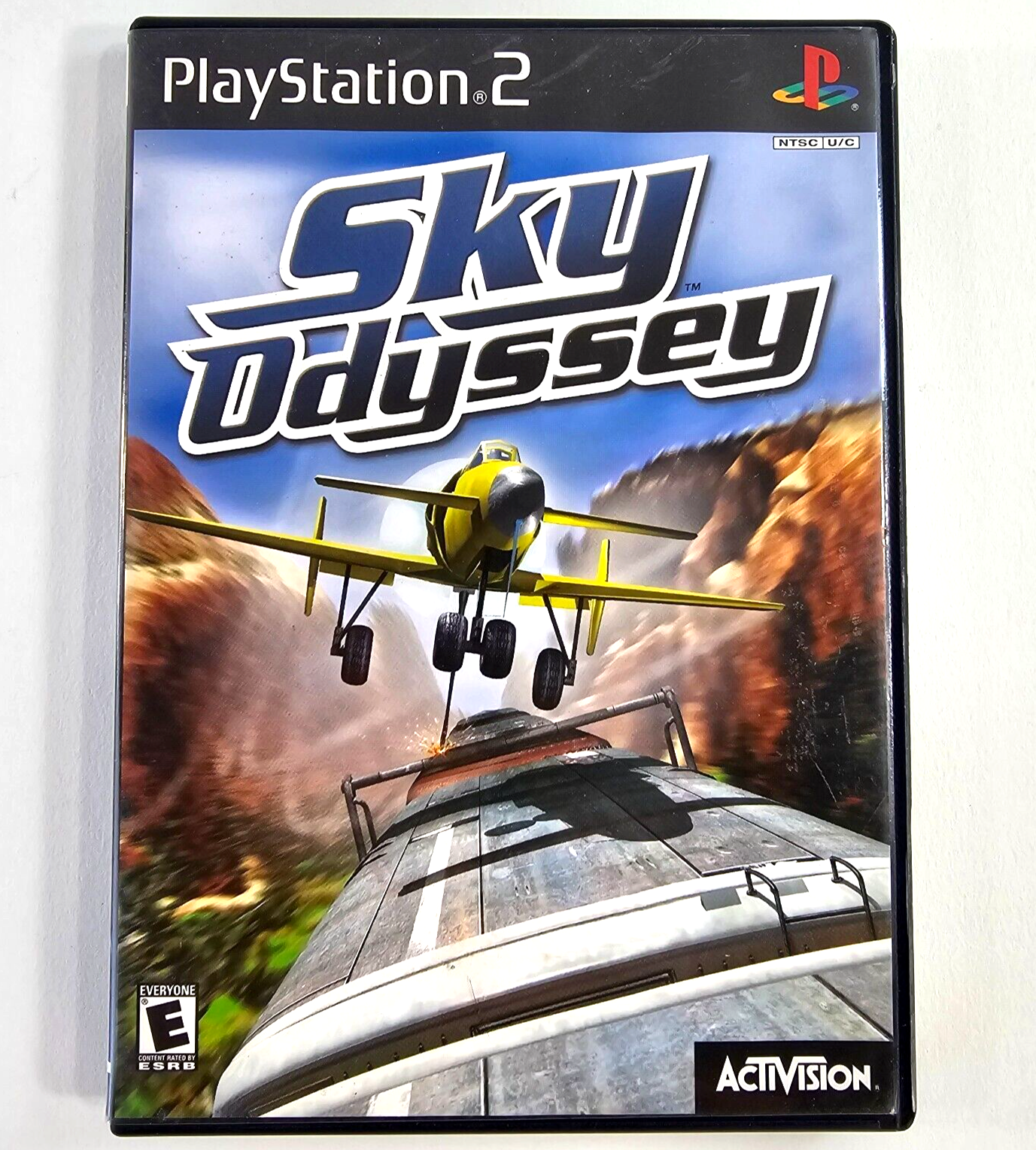 Sky Odyssey (Sony PlayStation 2, 2000) Game, Case, Manual - Tested
