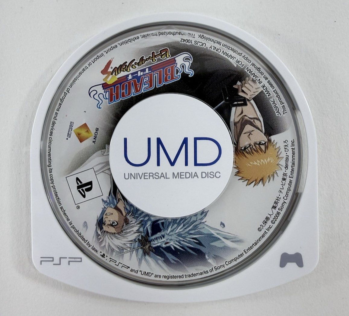 Bleach Heat the Soul 3 (PSP, 2006) Japanese Import ブリーチ ヒート・ザ・ソウル3 - Tested
