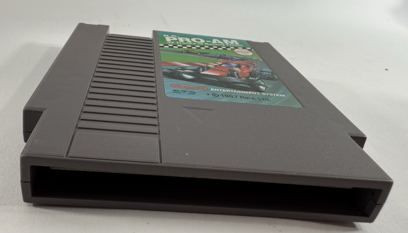R.C. Pro-Am (Nintendo Entertainment System, 1987) Game Cartridge - Tested