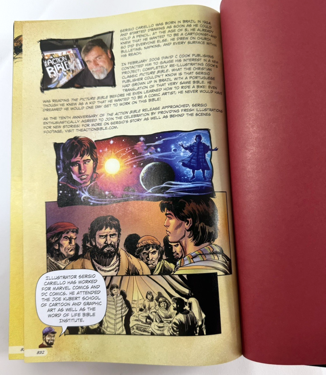 Action Bible: God's Redemptive Story by Doug Mauss (2020, Hardcover) First Ed.