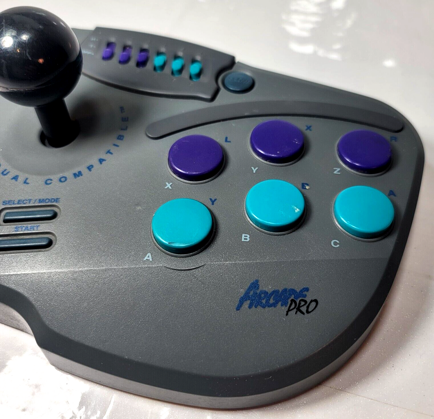 InterAct Arcade Pro SV-446 Dual Console Joystick (Genesis/SNES) - Tested