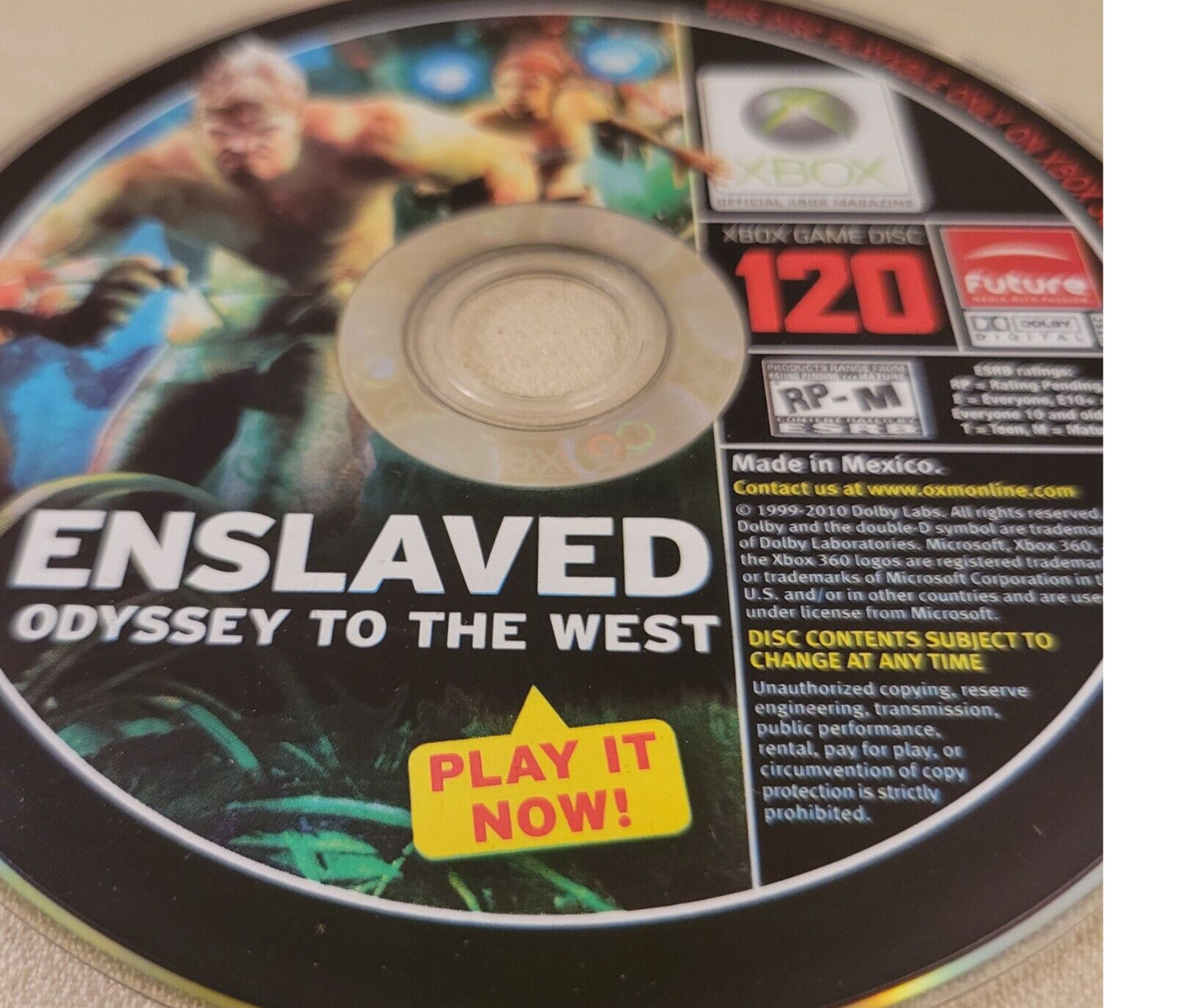 Official Xbox Magazine Enslaved Odyssey to the West Demo Disc