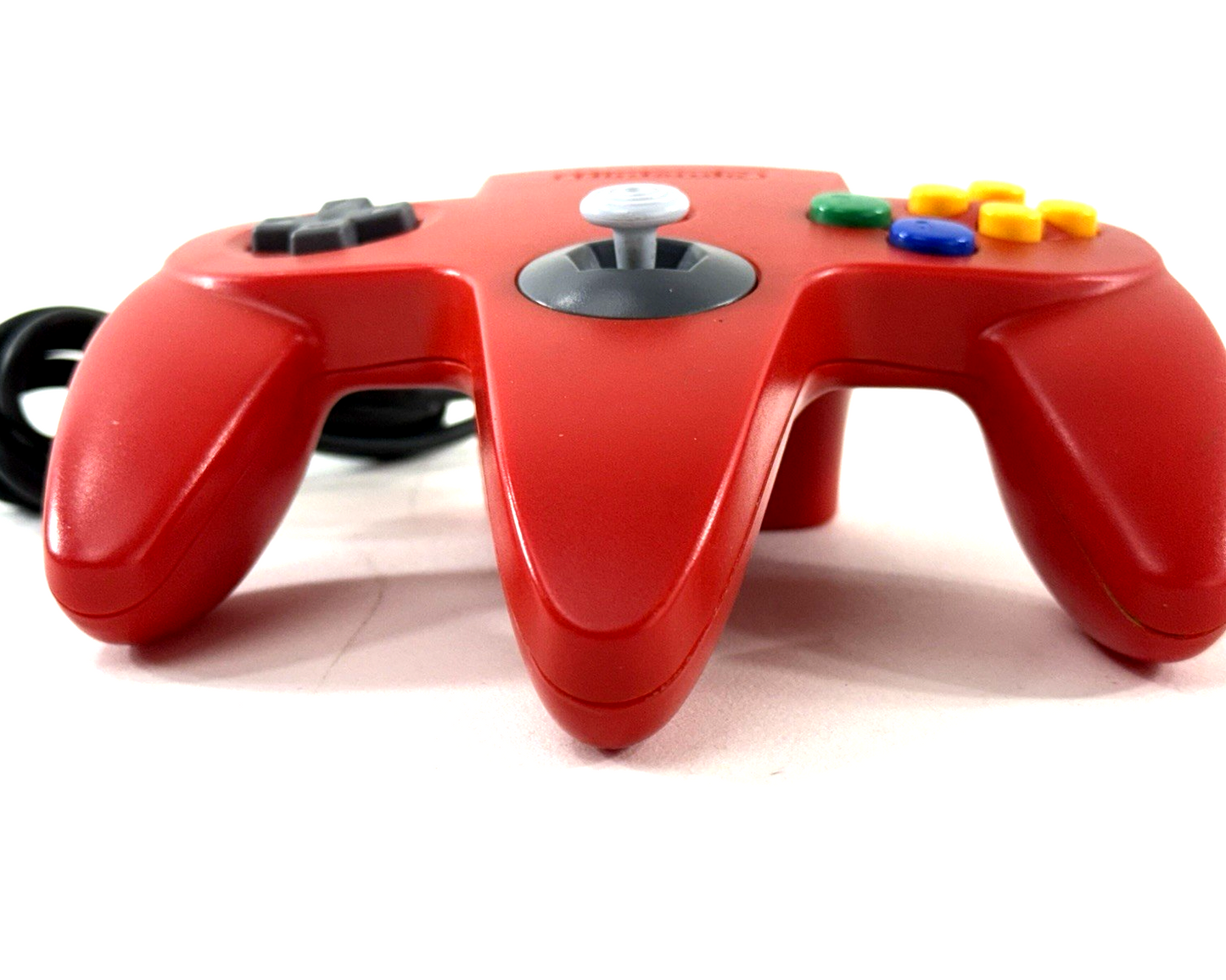 Nintendo 64 Solid Red Wired Controller NUS-005 - Tight Stick - Tested