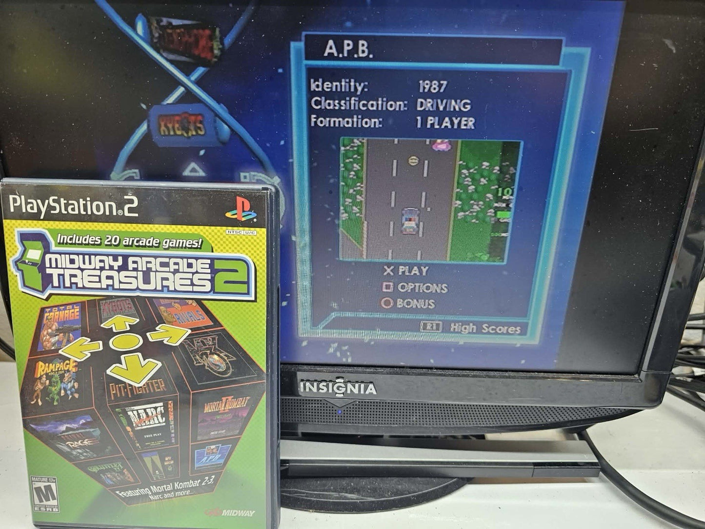 Midway Arcade Treasures 2 (PlayStation 2, 2004) Game Case Manual Registration