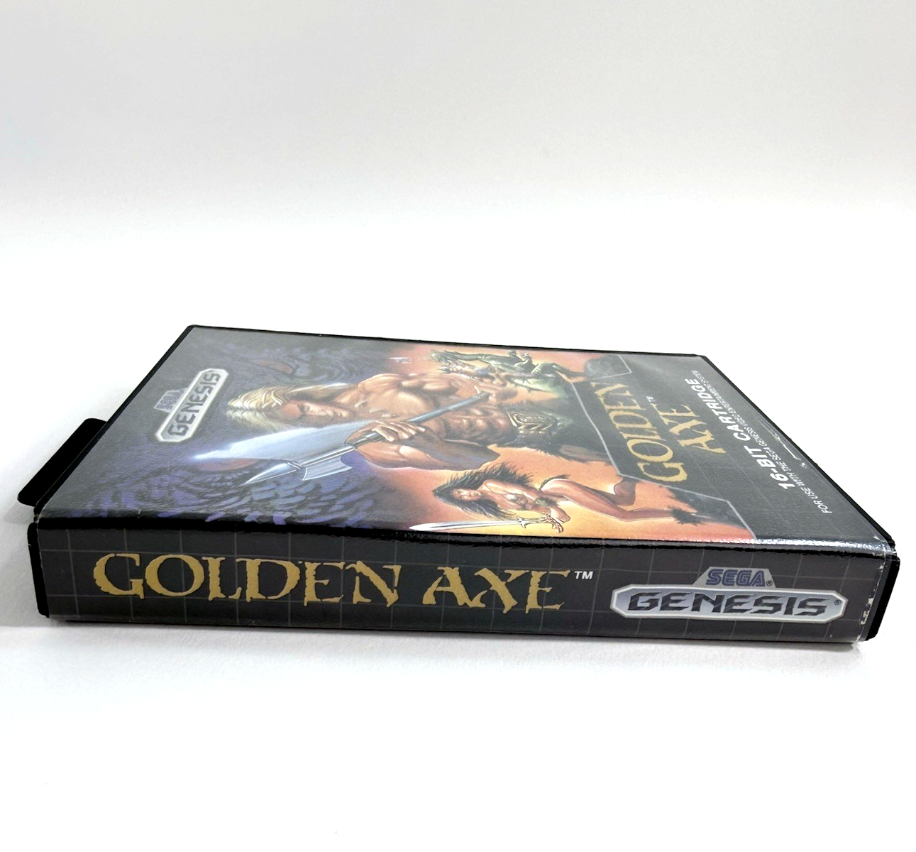 Golden Axe (Sega Genesis, 1989) Original Case And Manual - No Game