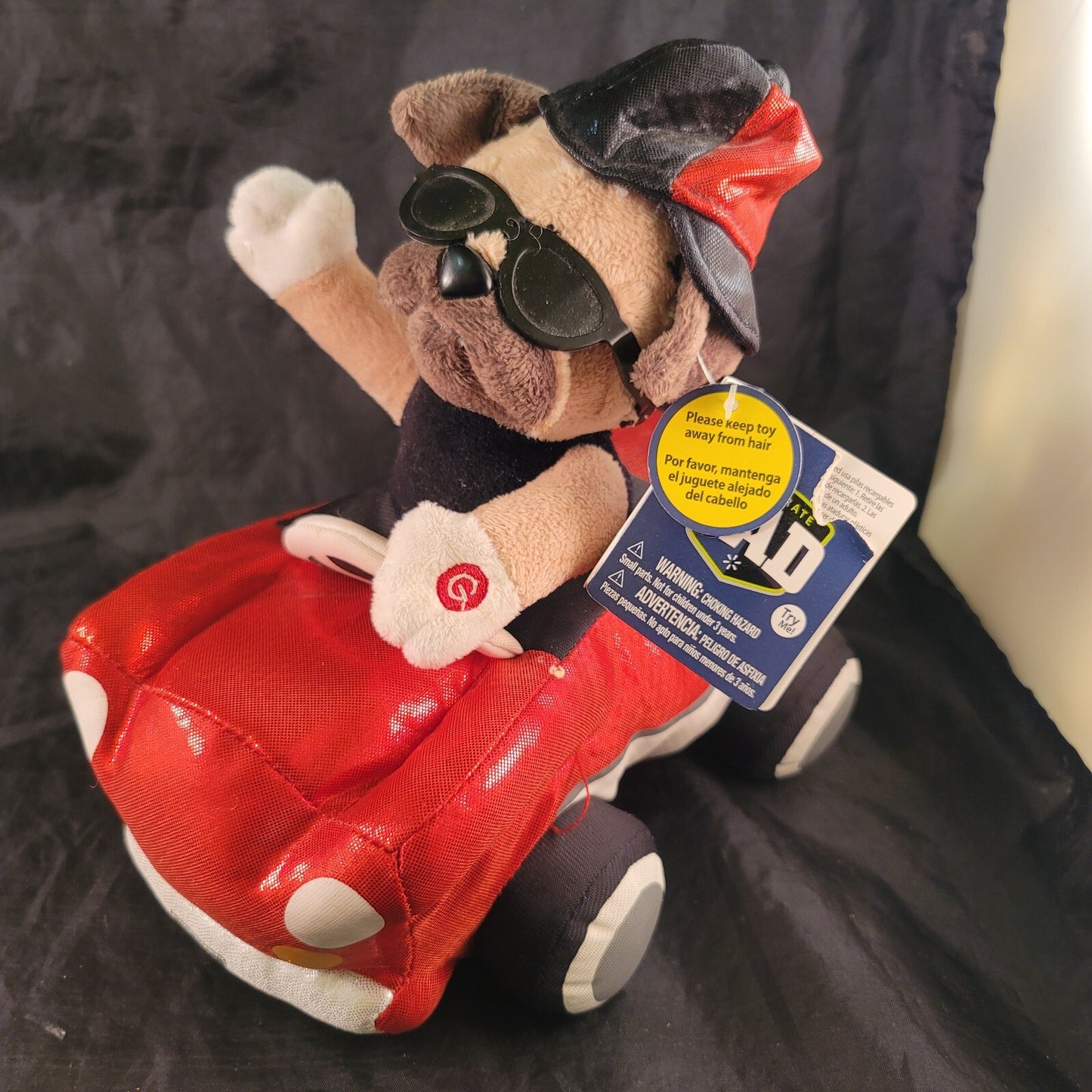 Celebrate Dad Animated Plush Singing Dog In Car - with Tags - Plays “La Grange”