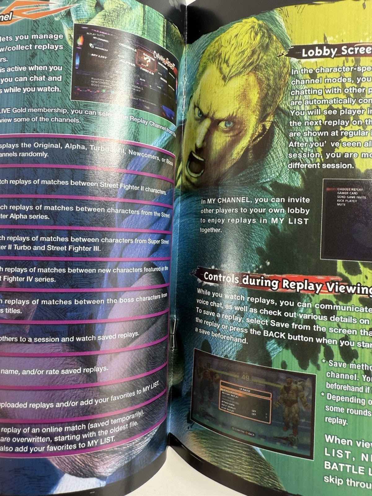 Super Street Fighter IV: Arcade Edition (Xbox 360, 2011) Game Case Manual