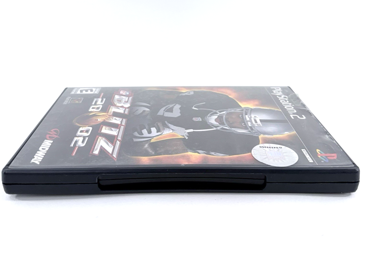 NFL Blitz 2002 (PlayStation 2, 2001) Game Case Manual Registration Card - Tested
