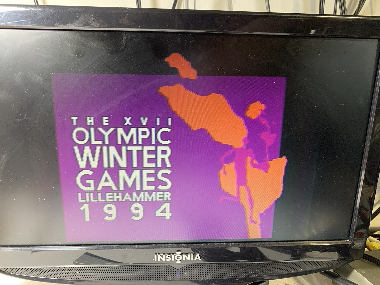 The XVII Olympic Winter Games Lillehammer  (Sega Genesis, 1993) Game and Case