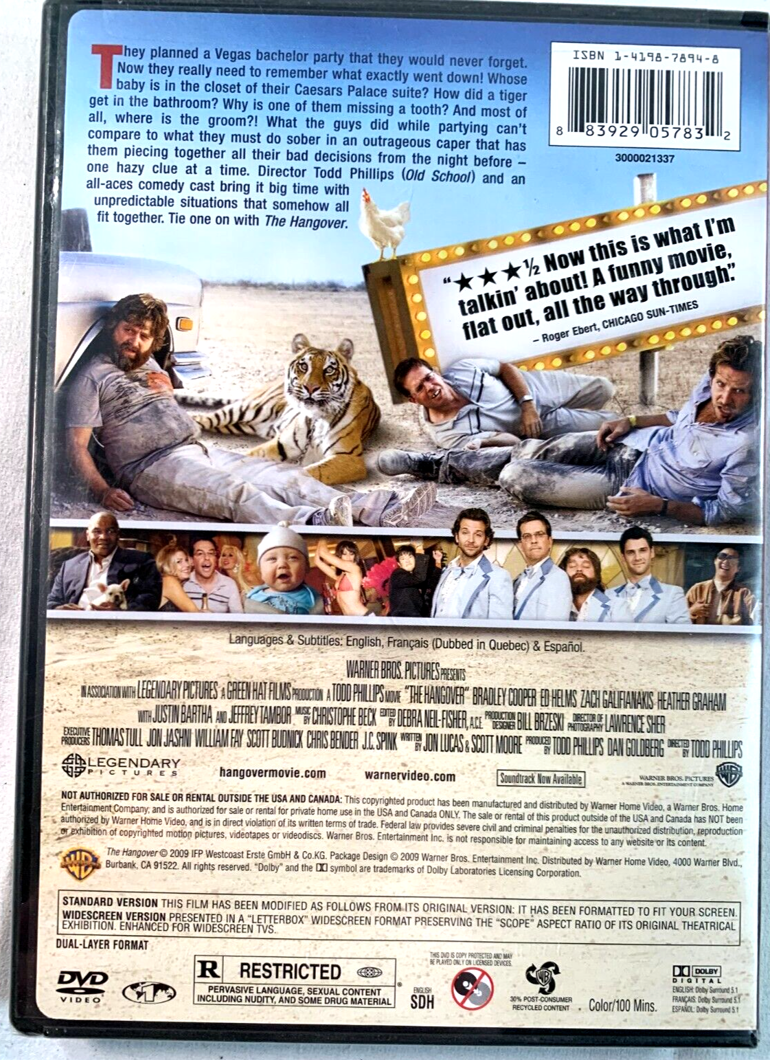 The Hangover (DVD bundle) Project X - Tested and Working