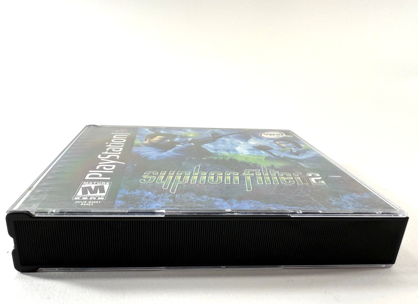 Syphon Filter 2 (Sony PlayStation 1, 2000) Game Discs, Case, Manual - Tested