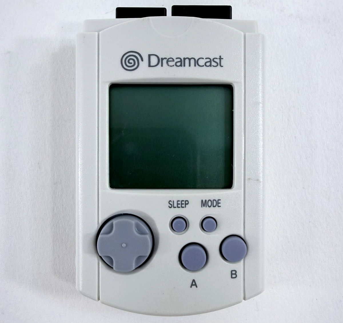 Sega Dreamcast HKT-7000 White Visual Memory Unit VMU with New Batteries - Tested