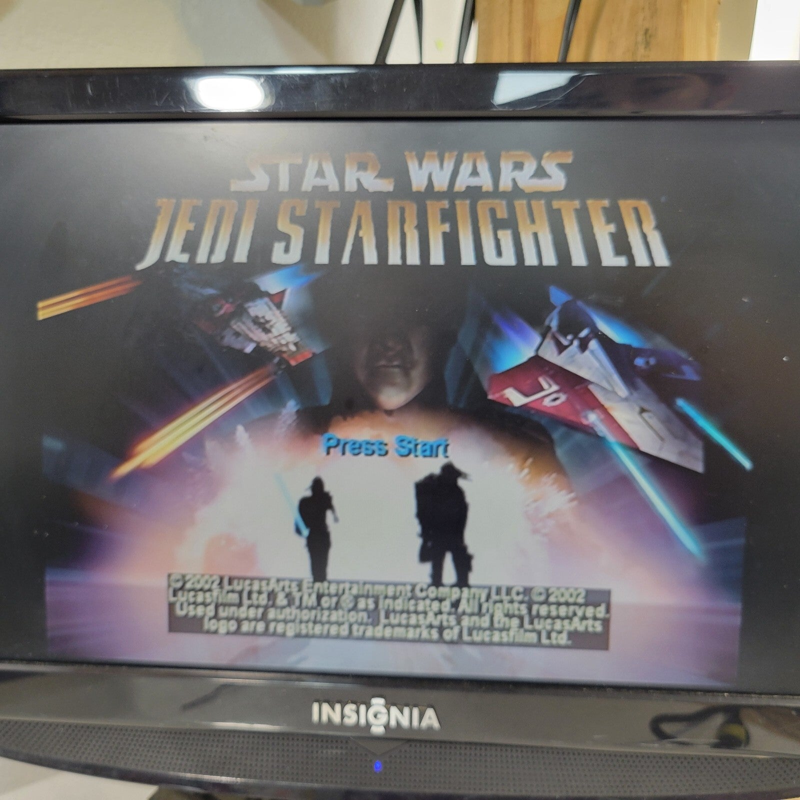 Star Wars: Jedi Starfighter (Sony PlayStation 2, 2002) Game Case Manual CIB