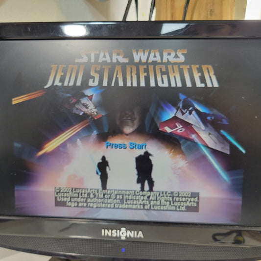Star Wars: Jedi Starfighter (Sony PlayStation 2, 2002) Game Case Manual CIB