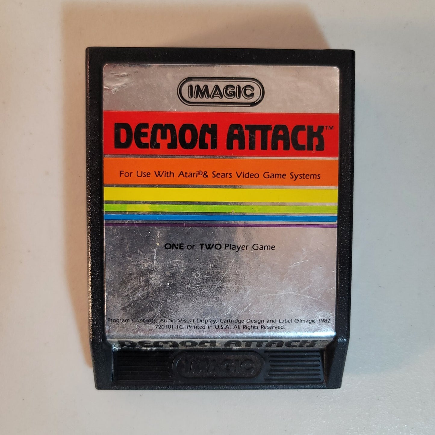 Demon Attack (Atari 2600, 1982) Game Cartridge