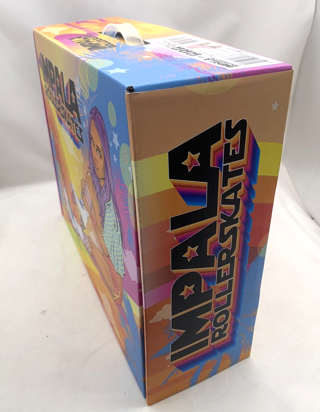 Impala Rollerskates Size 10 A126-58817 Pink/Yellow Vegan Quad Skates - New