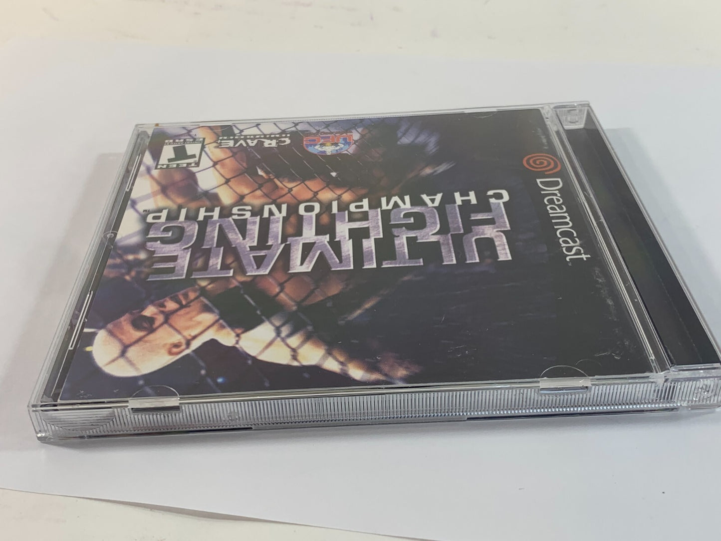 Ultimate Fighting Championship (Dreamcast, 2000) Game Case Manual Registration