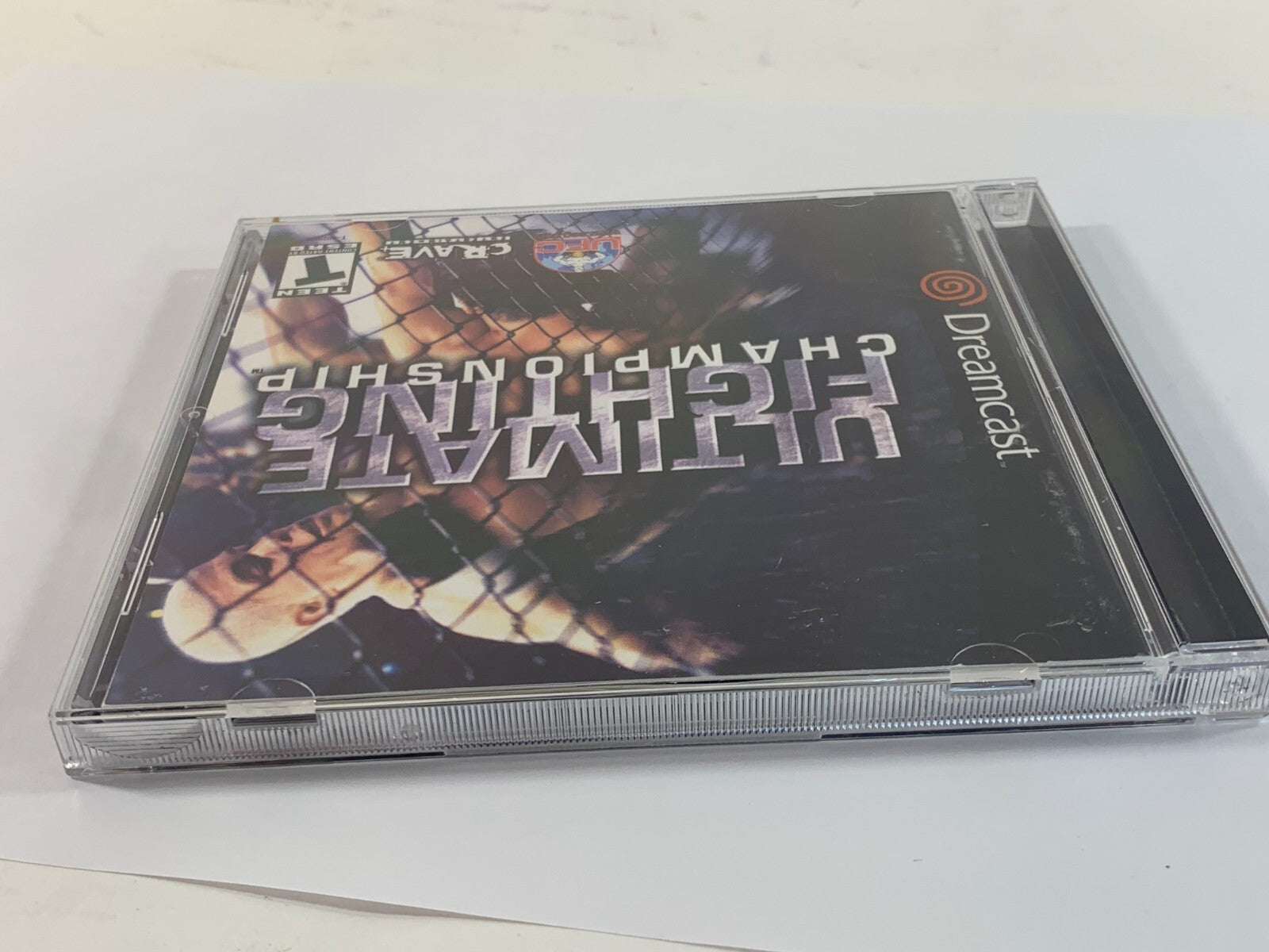 Ultimate Fighting Championship (Dreamcast, 2000) Game Case Manual Registration