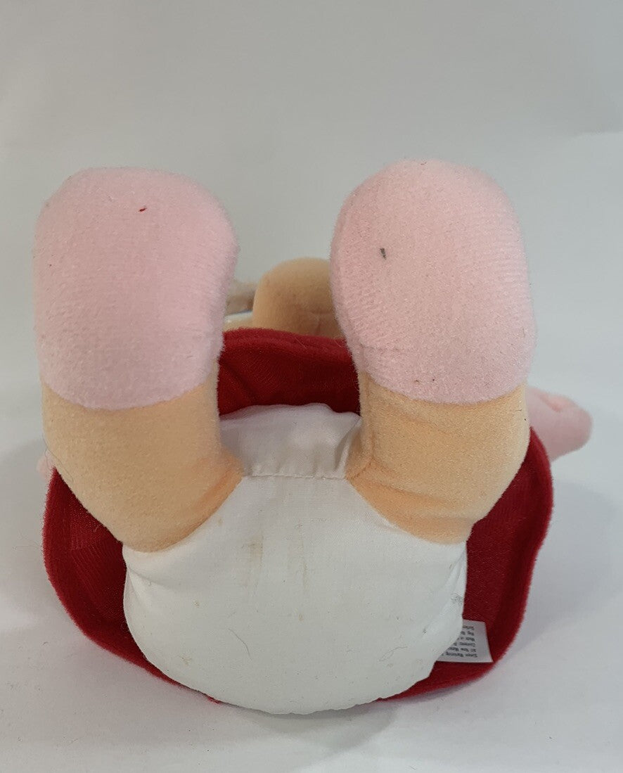 1987 Muppet Baby Miss Piggy Vintage Plush Christmas Doll 9" Jim Henson