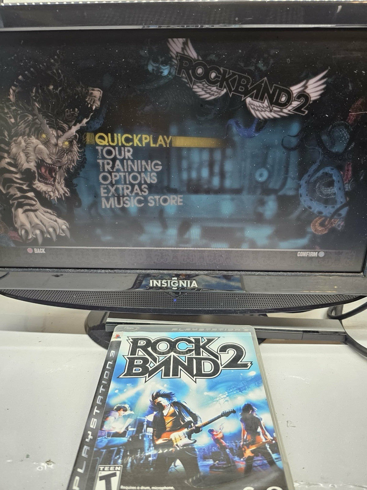 Rock Band 2 (Sony PlayStation 3, 2008) Game Case Manual - Tested and Working