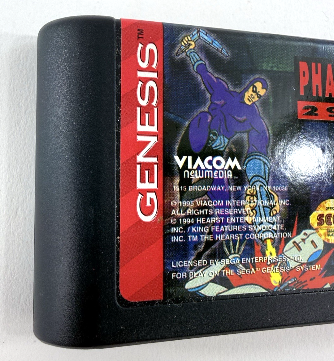 Phantom 2040 (Sega Genesis, 1995) Game, Box, Manual - Tested and Working