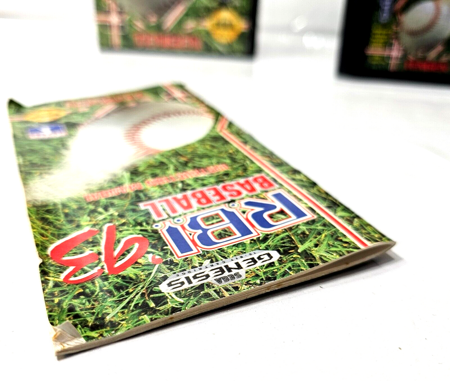 R.B.I. Baseball '93 (Sega Genesis, 1993) Game Case Manual