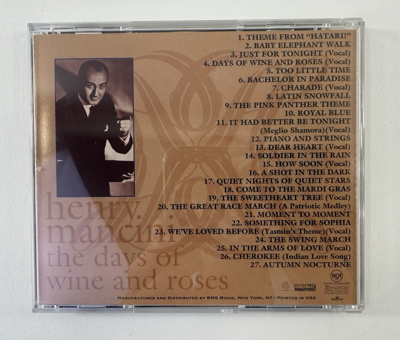 The Days of Wine and Roses by Henry Mancini (CD, Sep-1995, 3 Disc Set, RCA)
