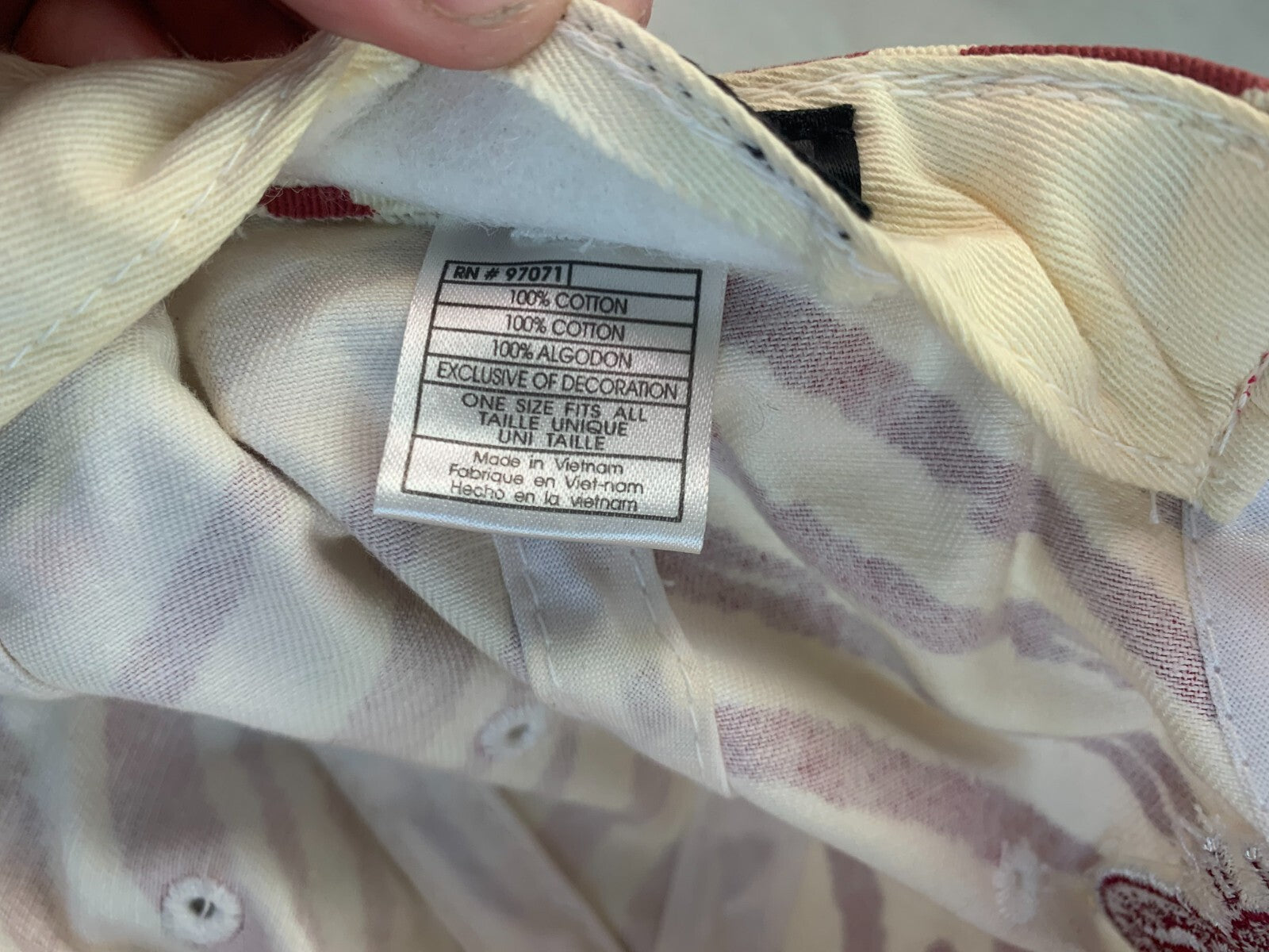 Top of The World Oklahoma Sooners Maroon/White One Size Adjustable Baseball Cap