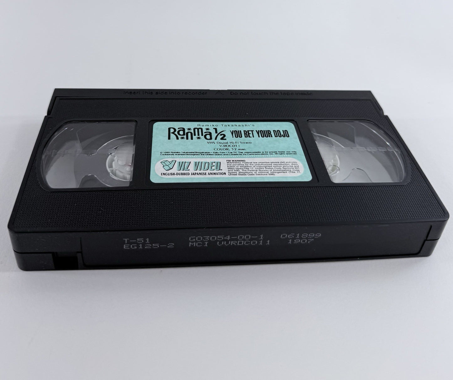 Ranma 1/2: Outta Control Vol. 11 You Bet Your Dojo (VHS, 1999, Dubbed) - Tested
