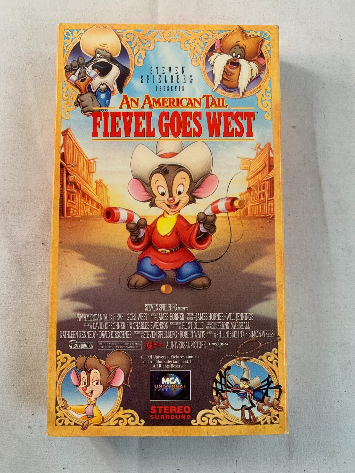 American Tail, An - Fievel Goes West (VHS, 1992)