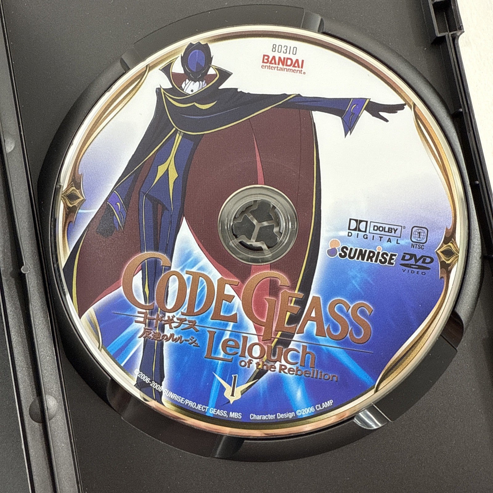 Code Geass: Lelouch of the Rebellion - Part 1 (DVD, 2008, 2-Disc Set) - Tested