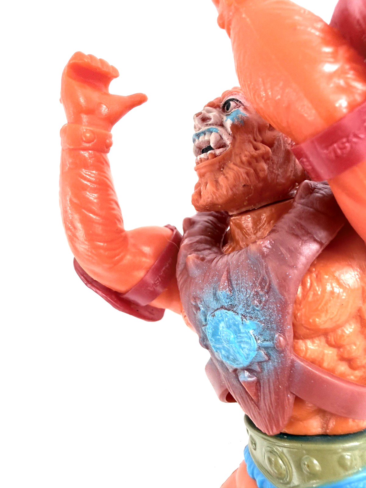 Mattel 1981 Masters of the Universe Beast Man Action Figure with Armor - Read