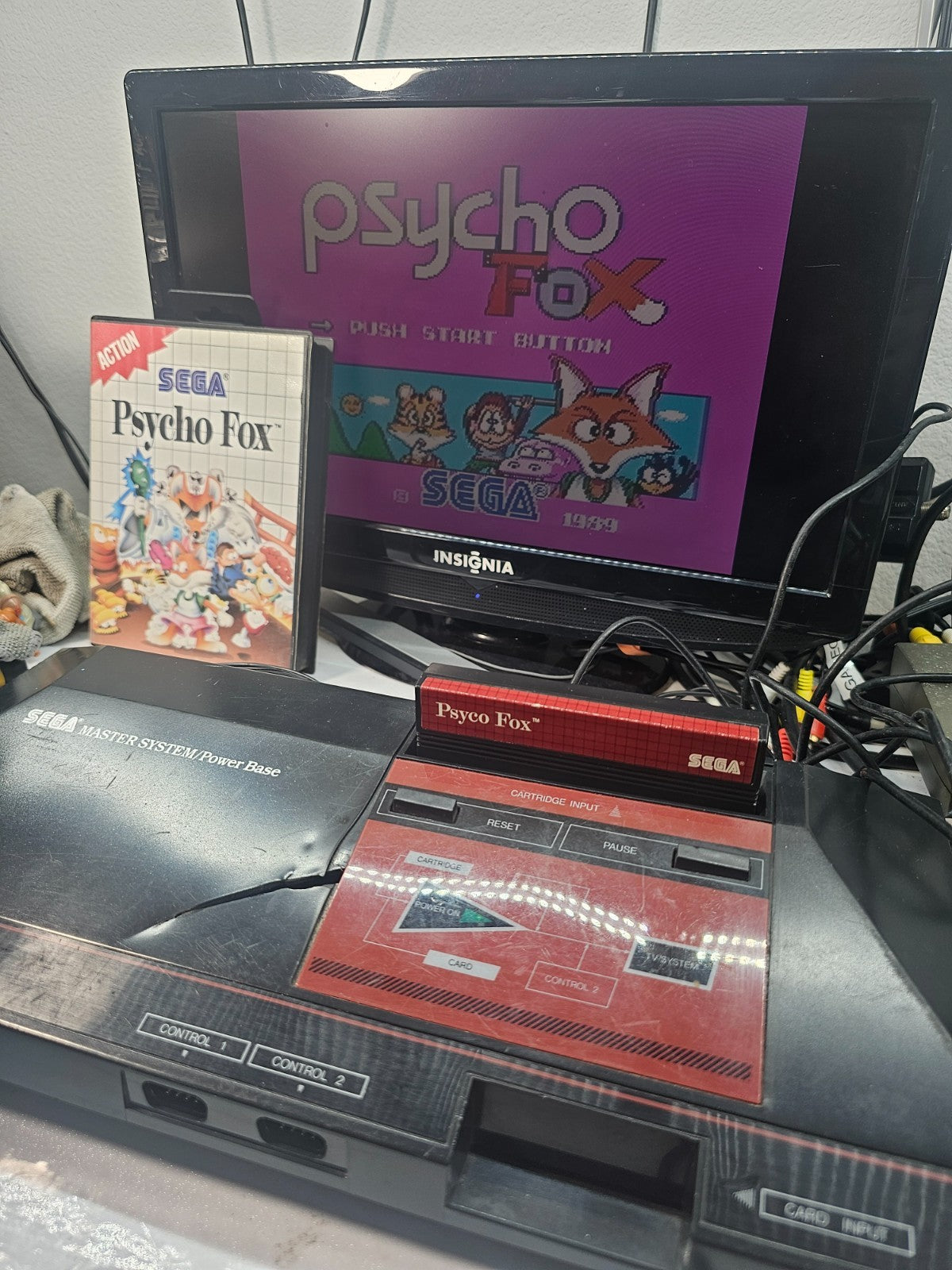 Psycho Fox (Sega Master System, 1989) Game and Case - Tested and Working