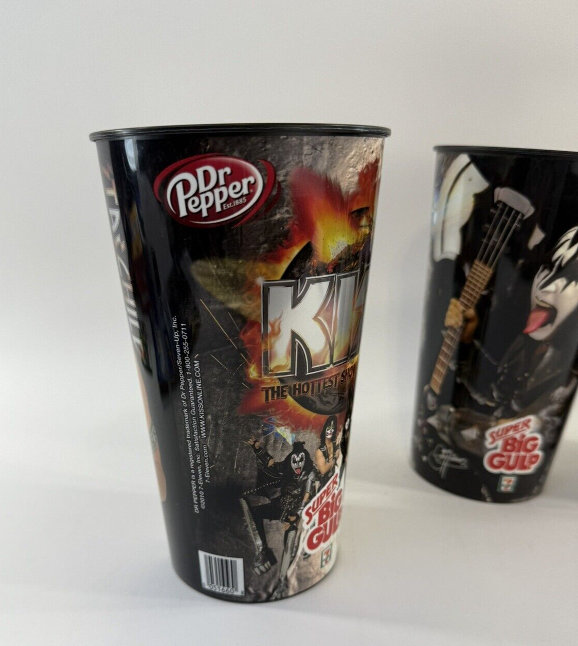 7-Eleven 2010 KISS Super Big Gulp Cups - Complete Set of 4